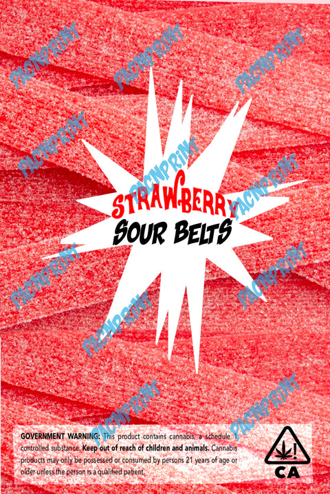 Strawberry Sour Belts