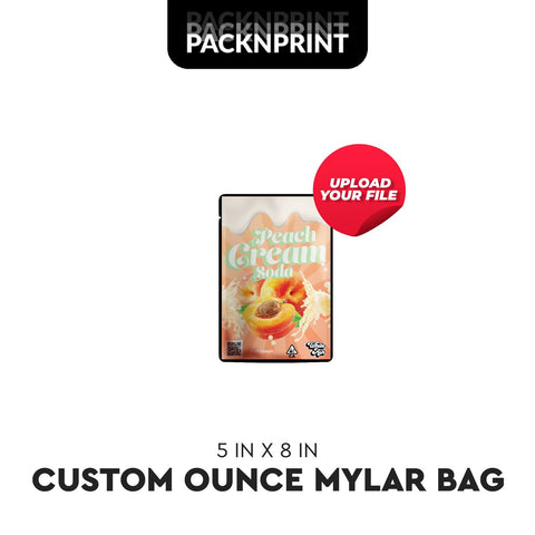 Custom Printed 5x8" Mylar Bags (Oz)